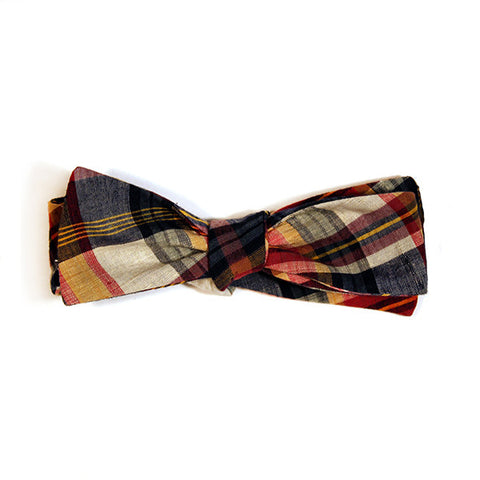 Madras Batwing Bowtie