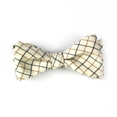 Windowpane Bowtie - Butterfly