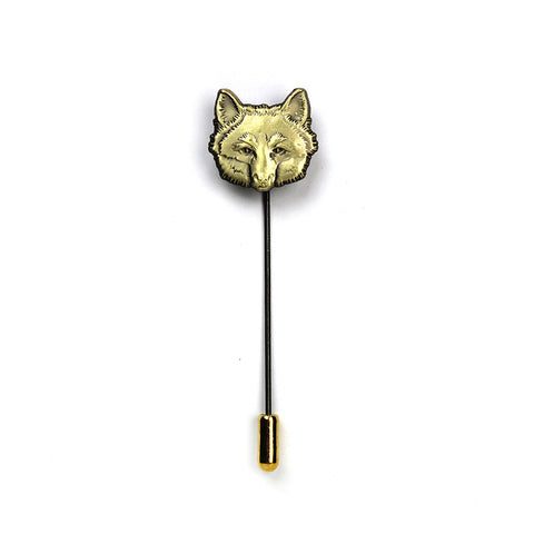 Fox Lapel Stick Pin