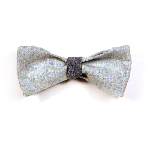 Ryder Bowtie - Blue Chambray